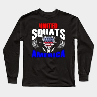 United Squats Of America Long Sleeve T-Shirt